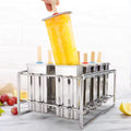 Reusable Popsicle Mold Set, Stainless Steel Ice Cream Maker.