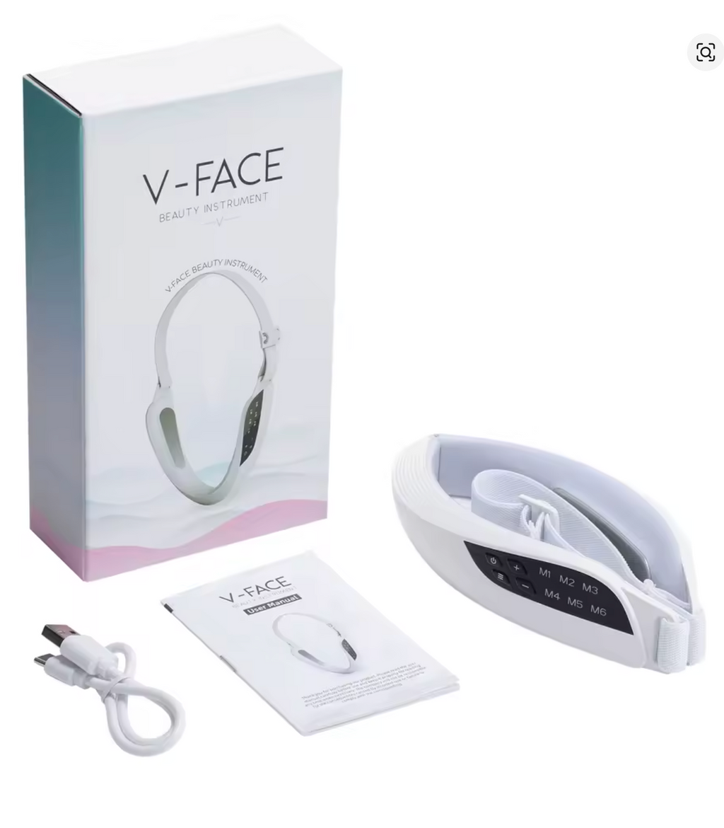 EMS Face Lifting Device, V Shape Chin & Jaw Massager.