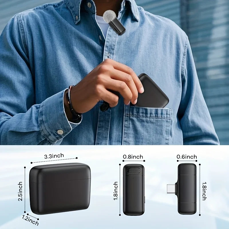 Wireless Lavalier Microphone.