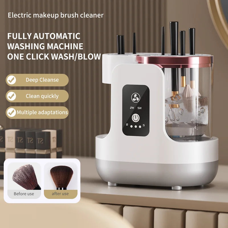 3 in 1 Makeup Brush Cleaner, Electric Wash & Dry Machine