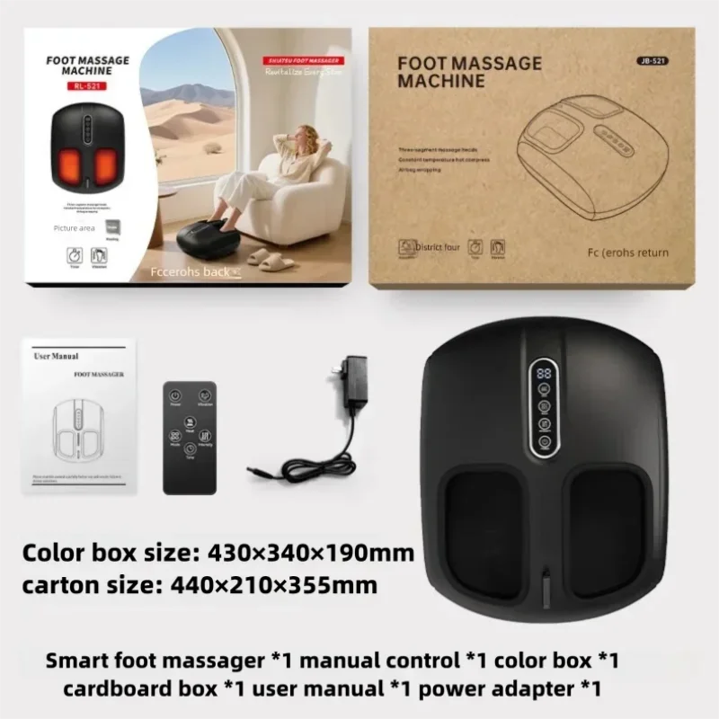 Heated Foot Massager for Relaxation.