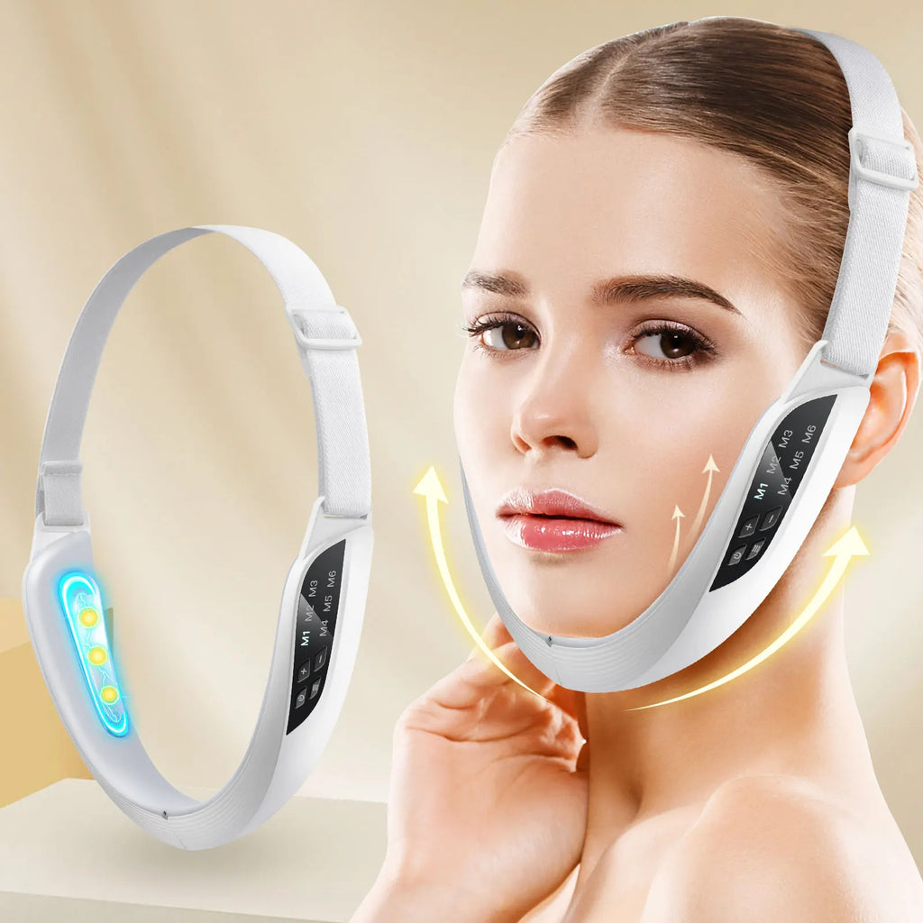 EMS Face Lifting Device, V Shape Chin & Jaw Massager.