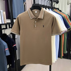 Men’s Classic Polo Shirt, Casual Slim Fit Cotton Tee.