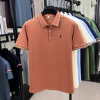 Men’s Classic Polo Shirt, Casual Slim Fit Cotton Tee.