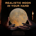Levitating Moon Lamp, Magnetic Floating LED Night Light