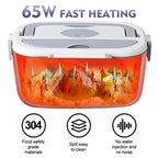 Electric Heated Lunch Box, Portable Food Warmer for Car and Home.