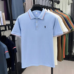 Men’s Classic Polo Shirt, Casual Slim Fit Cotton Tee.