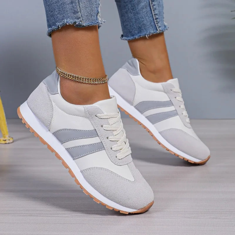 Women Lightweight Sneakers, Breathable Casual Running Shoes.
