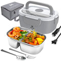 Electric Heated Lunch Box, Portable Food Warmer for Car and Home.