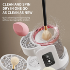 3 in 1 Makeup Brush Cleaner, Electric Wash & Dry Machine