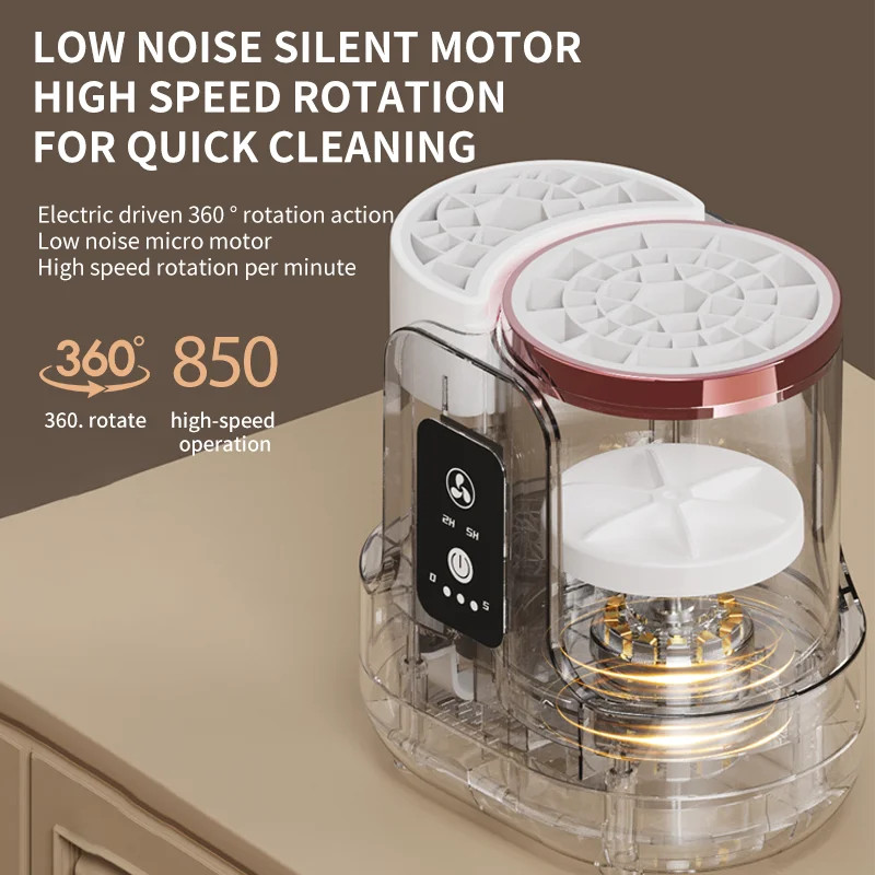 3 in 1 Makeup Brush Cleaner, Electric Wash & Dry Machine