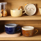 Cute Animal Mug with Lid and Spoon, Coffee Cup Gift