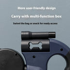 Retractable Dog Leash with Poop Bag Holder, Tangle Free.