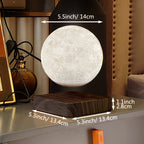 Levitating Moon Lamp, Magnetic Floating LED Night Light