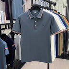 Men’s Classic Polo Shirt, Casual Slim Fit Cotton Tee.