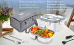 Electric Heated Lunch Box, Portable Food Warmer for Car and Home.