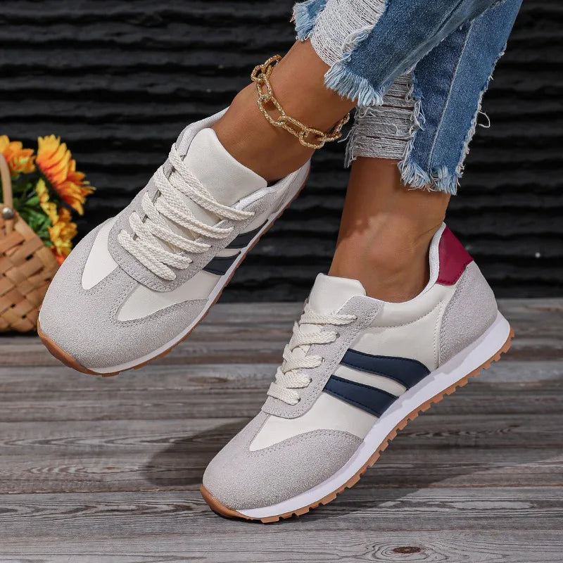 Women Lightweight Sneakers, Breathable Casual Running Shoes.